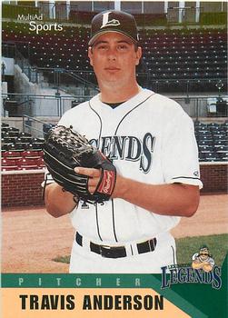 2002 MultiAd Lexington Legends #3 Travis Anderson Front