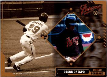 2002 MultiAd Portland Beavers #NNO Cesar Crespo Front