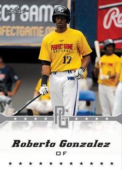 2013 Leaf Perfect Game - Silver #180 Roberto Gonzalez Front