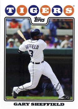 2008 Topps Gift Sets Detroit Tigers #29 Gary Sheffield Front