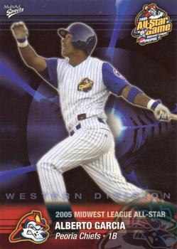 2005 MultiAd Midwest League All-Stars Western Division #13 Alberto Garcia Front