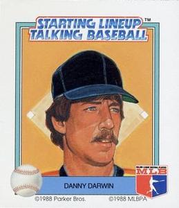1988 Parker Bros. Starting Lineup Talking Baseball Houston Astros #27 Danny Darwin Front