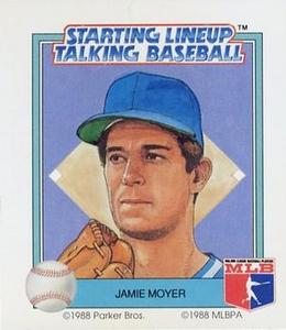 1988 Parker Bros. Starting Lineup Talking Baseball Chicago Cubs #27 Jamie Moyer Front