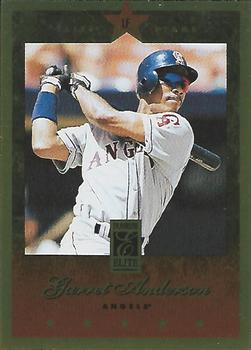 1997 Donruss Elite - Gold Stars #55 Garret Anderson Front