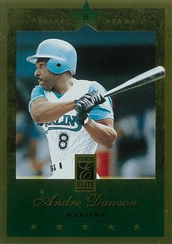 1997 Donruss Elite - Gold Stars #109 Andre Dawson Front