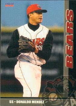 2006 Choice Newark Bears #12 Donaldo Mendez Front