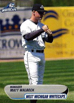 2006 Choice West Michigan Whitecaps #29 Matt Walbeck Front