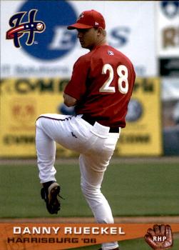 2006 Grandstand Harrisburg Senators #6 Danny Rueckel Front