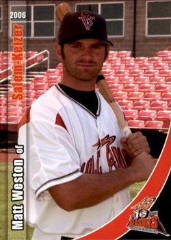 2006 Grandstand Salem-Keizer Volcanoes #32 Matt Weston Front