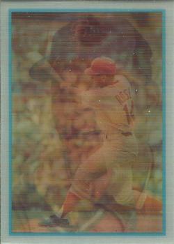 1986 Sportflics Rookies #46 Outstanding Rookie Seasons (Fred Lynn, Willie Mays, Pete Rose) Front