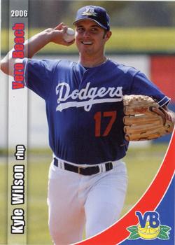 2006 Grandstand Vero Beach Dodgers #NNO Kyle Wilson Front