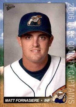 2006 MultiAd Lake County Captains #11 Matt Fornasiere Front