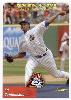2006 MultiAd Midwest League All-Stars Western Division #13 Ed Campusano Front