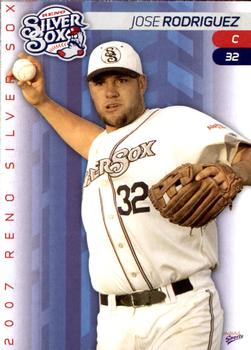 2007 MultiAd Reno Silver Sox #20 Jose Rodriguez Front