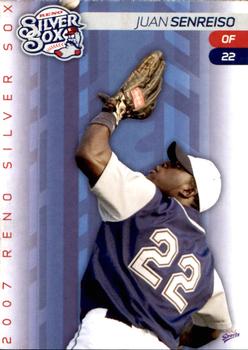 2007 MultiAd Reno Silver Sox #21 Juan Senreiso Front