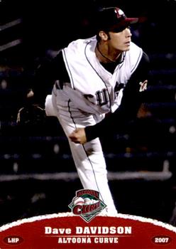 2007 Grandstand Altoona Curve #NNO Dave Davidson Front