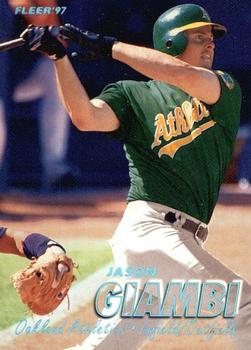 1997 Fleer - Tiffany #190 Jason Giambi Front