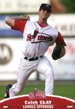 2007 Grandstand Lowell Spinners #NNO Caleb Clay Front