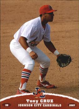 2007 Grandstand Johnson City Cardinals #NNO Tony Cruz Front