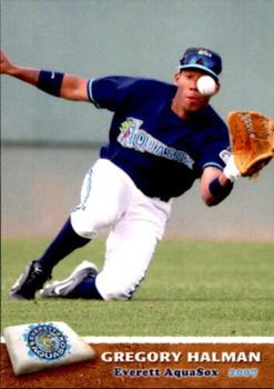 2007 Grandstand Everett AquaSox #11 Gregory Halman Front