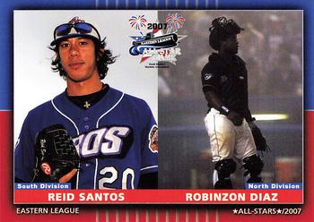 2007 Grandstand Eastern League All-Stars #NNO Reid Santos / Robinzon Diaz Front