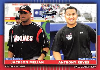 2007 Grandstand Eastern League All-Stars #NNO Jackson Melian / Anthony Reyes Front