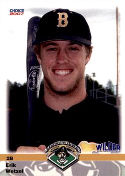 2007 Choice Anchorage Bucs #19 Erik Wetzel Front