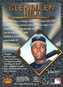 1997 Pacific Prism Invincible - Gems of the Diamond #GD-217 Glenallen Hill Back
