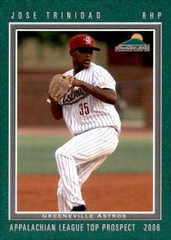 2008 Grandstand Appalachian League Top Prospects #NNO Jose Trinidad Front