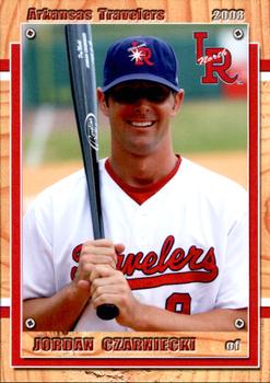 2008 Grandstand Arkansas Travelers #NNO Jordan Czarniecki Front