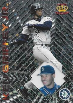 1997 Pacific Prism Invincible - Platinum #63 Ken Griffey Jr. Front