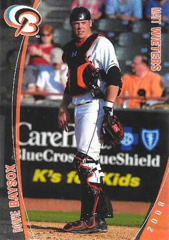 2008 Grandstand Bowie Baysox #NNO Matt Wieters Front