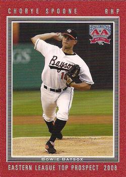 2008 Grandstand Eastern League Top Prospects #NNO Chorye Spoone Front