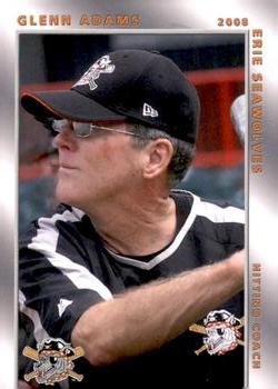 2008 Grandstand Erie SeaWolves #NNO Glenn Adams Front