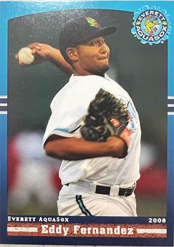 2008 Grandstand Everett AquaSox #NNO Eddy Fernandez Front