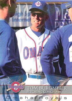 2008 MultiAd Omaha Royals #6 Tom Burgmeier Front