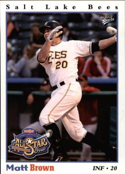 2008 MultiAd Pacific Coast League All-Stars #21 Matt Brown Front