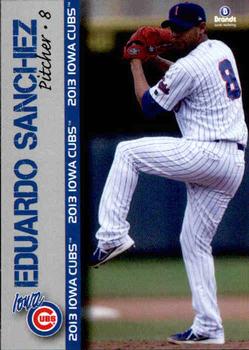 2013 Brandt Iowa Cubs #28 Eduardo Sanchez Front