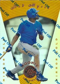 1997 Pinnacle Certified - Mirror Gold #126 Rod Myers Front