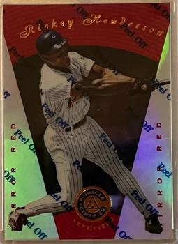 1997 Pinnacle Certified - Mirror Red #76 Rickey Henderson Front