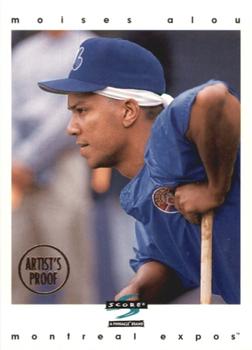 1997 Score - Artist's Proof White Border #47 Moises Alou Front