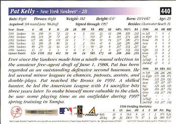 1997 Score - Hobby Reserve by Score #440 Pat Kelly Back