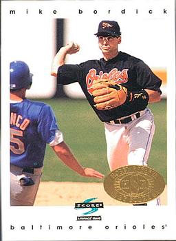 1997 Score - Hobby Reserve by Score #465 Mike Bordick Front