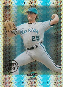 1997 Score - Artist's Proof Holofoil #124 Al Leiter Front