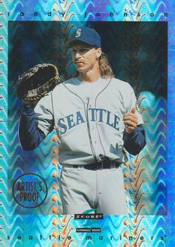 1997 Score - Artist's Proof Holofoil #192 Randy Johnson Front