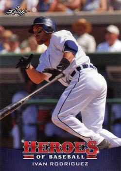 2015 Leaf Heroes of Baseball #27 Ivan Rodriguez Front