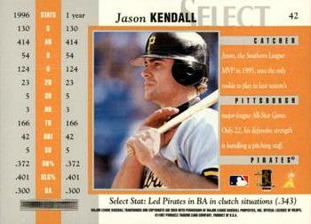 1997 Select - Select Company #42 Jason Kendall Back