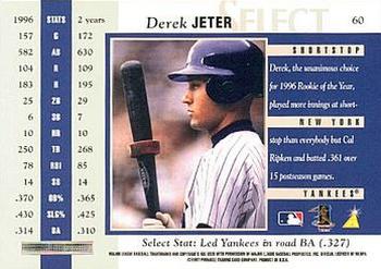 1997 Select - Select Company #60 Derek Jeter Back