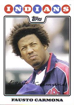 2008 Topps Cleveland Indians #CLE2 Fausto Carmona Front