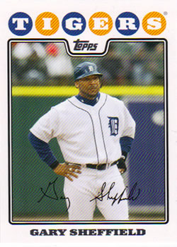 2008 Topps Detroit Tigers #DET12 Gary Sheffield Front